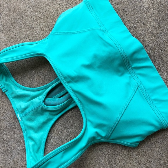 NWOT Lululemon Run With The Sun Bra Bali Breeze - Picture 4 of 11